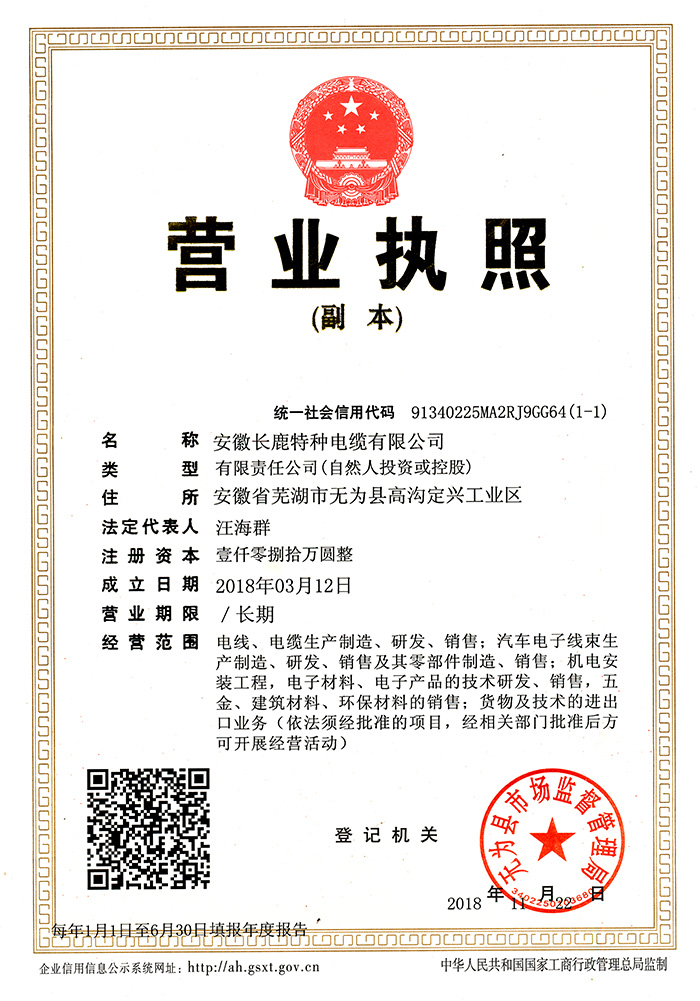 營(yíng)業(yè)執(zhí)照副本